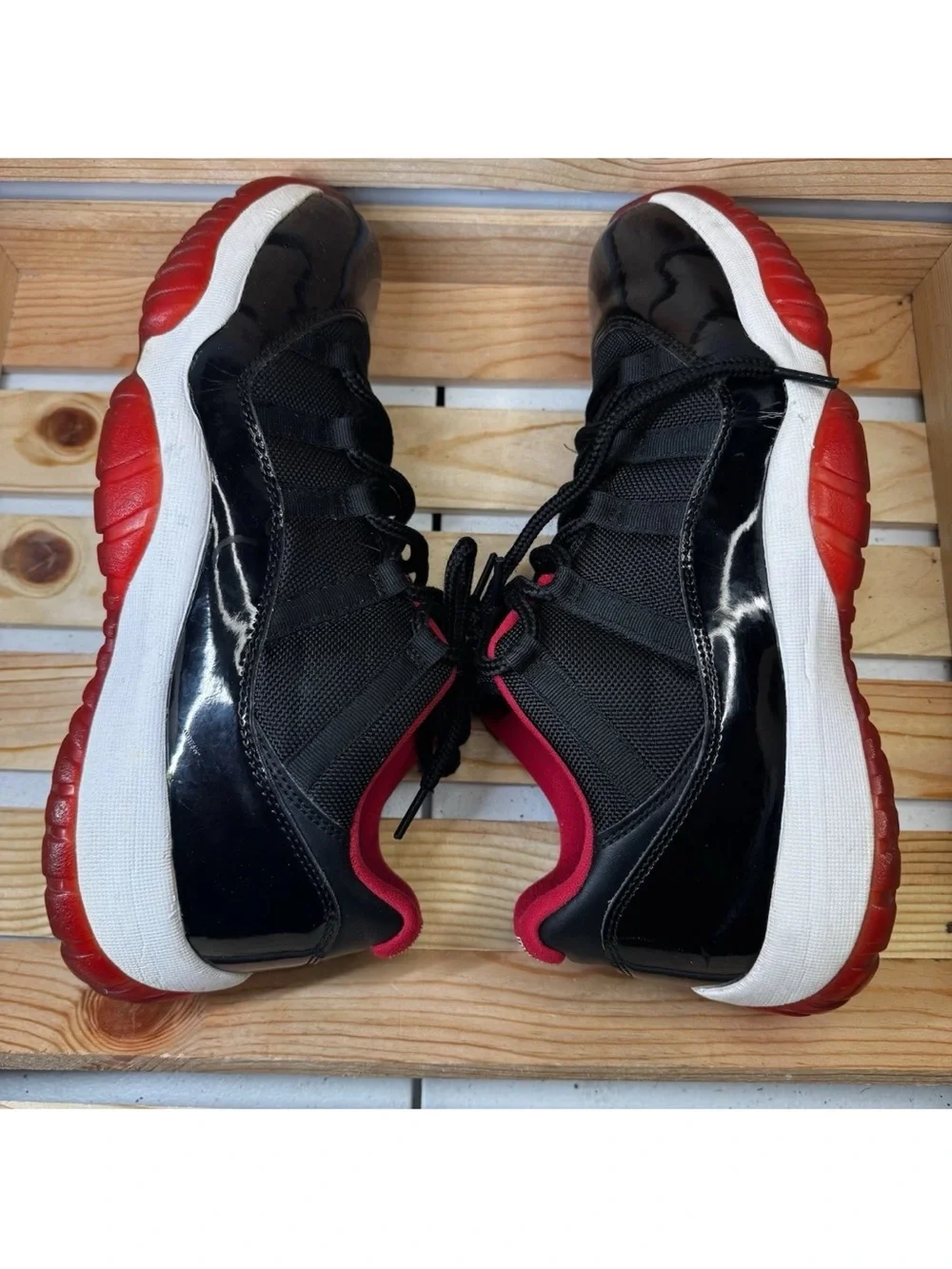 Air Jordan Retro 11 Low Bred 2015 Sneakers Shoes [528895-012] Men's Size 10.5